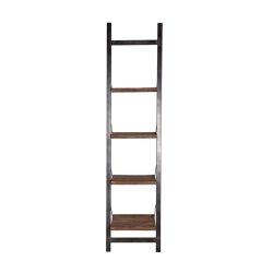 Étagère en echelle en bois et métal 