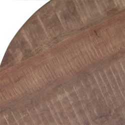 Table d'appoint 35x70cm en bois et métal