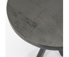 Table d'appoint ronde 45x50cm en bois et métal