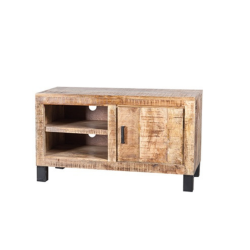 Meuble TV 58x100cm en bois et métal