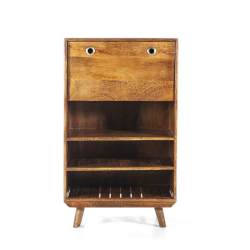 Table de chevet 100x60cm 1 tiroir en bois