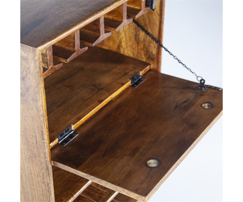 Table de chevet 100x60cm 1 tiroir en bois