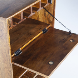 Table de chevet 100x60cm 1 tiroir en bois