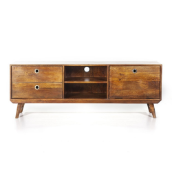 Meuble TV style vintage en bois massif DIDO