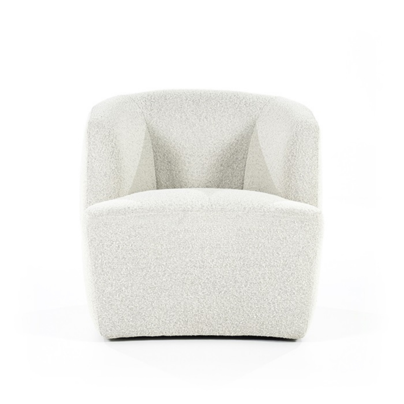 Fauteuil lounge avec accoudoir en tissu