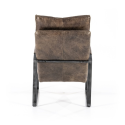 Fauteuil en simili cuir et accoudoirs LUKAS