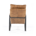 Fauteuil en simili cuir et accoudoirs LUKAS