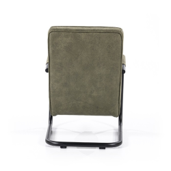 Fauteuil en tissu et métal FILOU
