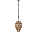 Lampe suspendue en bambou naturel LOUCO