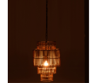 Lampe suspendue en bambou naturel LOUCO