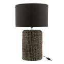 Lampe design avec pied tressé TRESSIA