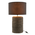 Lampe design avec pied tressé TRESSIA