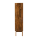 Buffet haut 4 portes en bois de manguier marron LORA