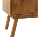 Buffet haut 4 portes en bois de manguier marron LORA