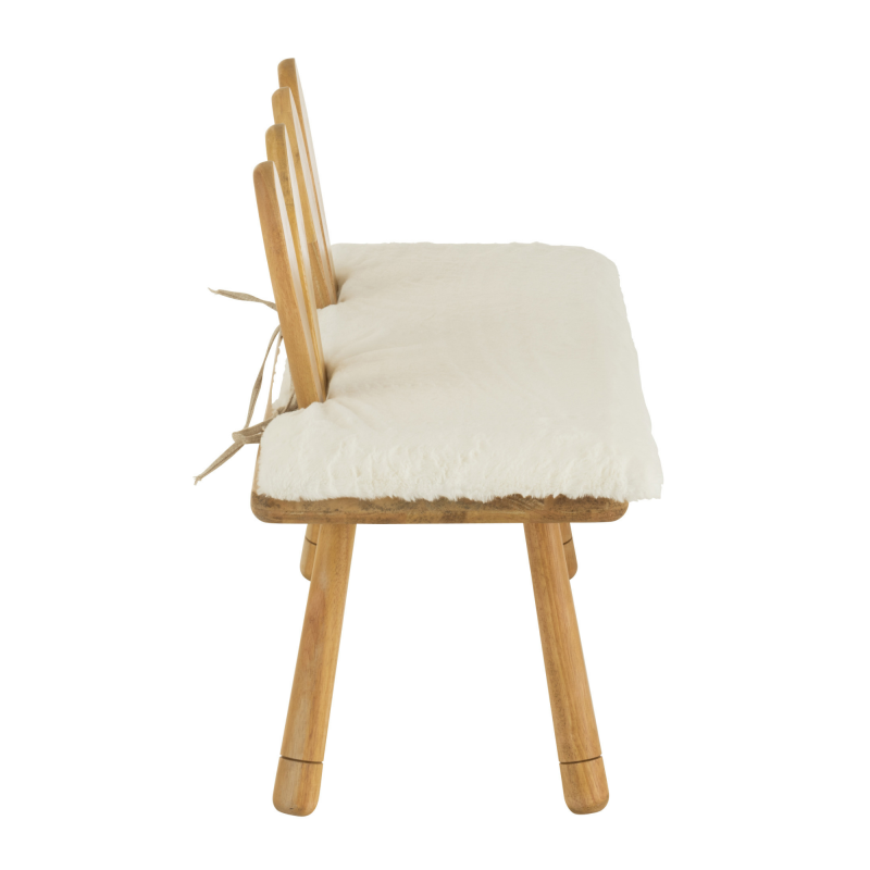 Banc enfant rembourré avec oreilles de lapin RABBIT