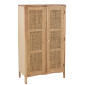 Armoire 2 portes en rotin naturel EDMON