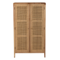 Armoire 2 portes en rotin naturel EDMON