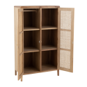 Armoire 2 portes en rotin naturel EDMON