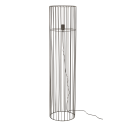 Lampe cylindrique en cage métal noir CLIA