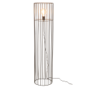 Lampe cylindrique en cage métal noir CLIA