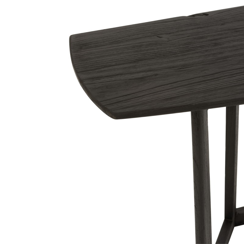 Console design en bois noir MATY