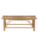 Banc 120cm en rotin natuel SUKI