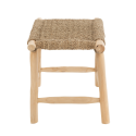 Tabouret en teck naturel TIMO