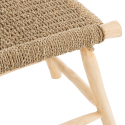 Tabouret en teck naturel TIMO