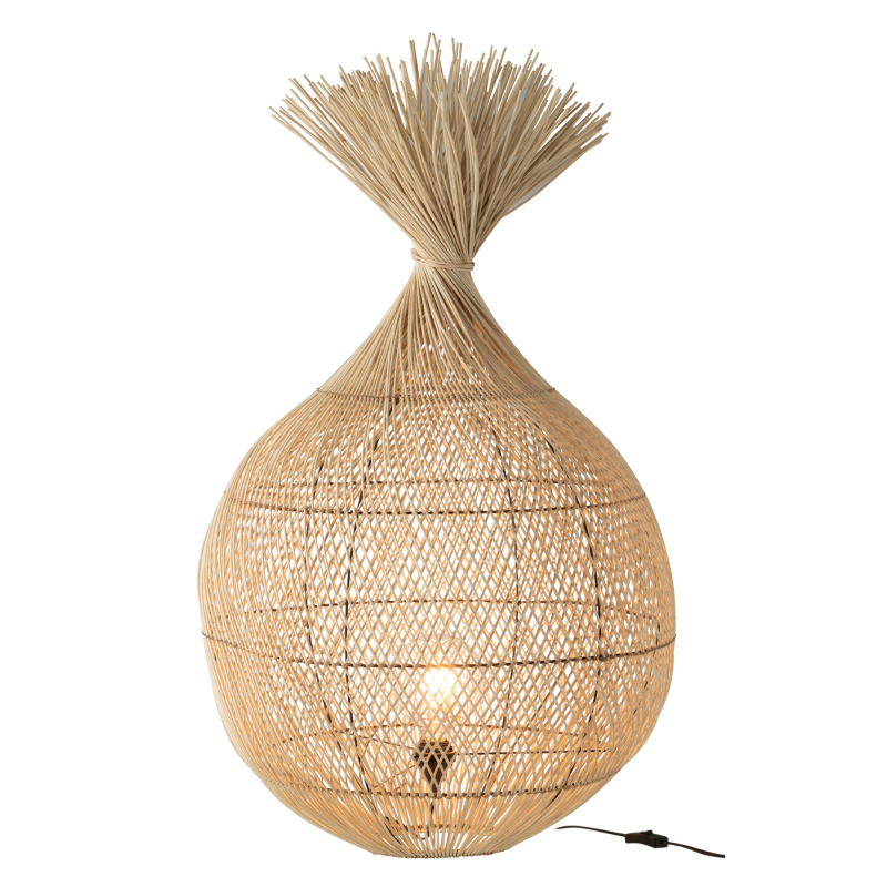 Lampe design en rotin naturel KIMMY