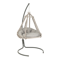Chaise suspendue extérieur en corde et métal ANGEL