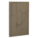 Tableau oeuvre d'art rectangulaire moderne 100x70cm en bois SEVILLE