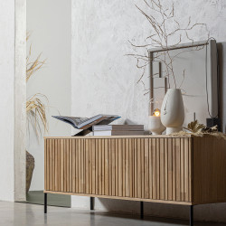 Tableau oeuvre d'art carré 60x60cm en bois SEVILLE