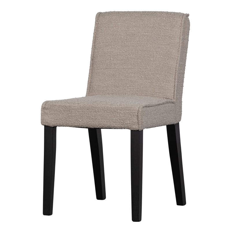 Chaise moderne en tissu bouclé AVILA