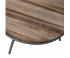 Table gigogne en bois et métal LIZA