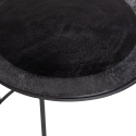 Set de 3 tables d'appoint en métal noir RAZIA