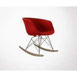 Fauteuil à bascule Design RAY - Rembourré