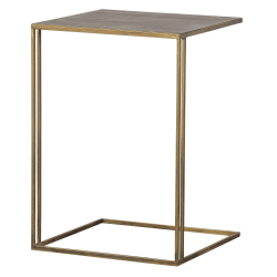 Table d'appoint rectangulaire en fer