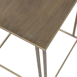 Table d'appoint rectangulaire en fer