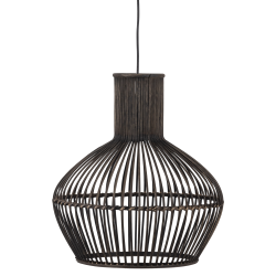 Suspension contemporaine en bambou noir CAMBRIDGE