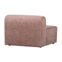 Canapé modulable section fauteuil 1 place en velours