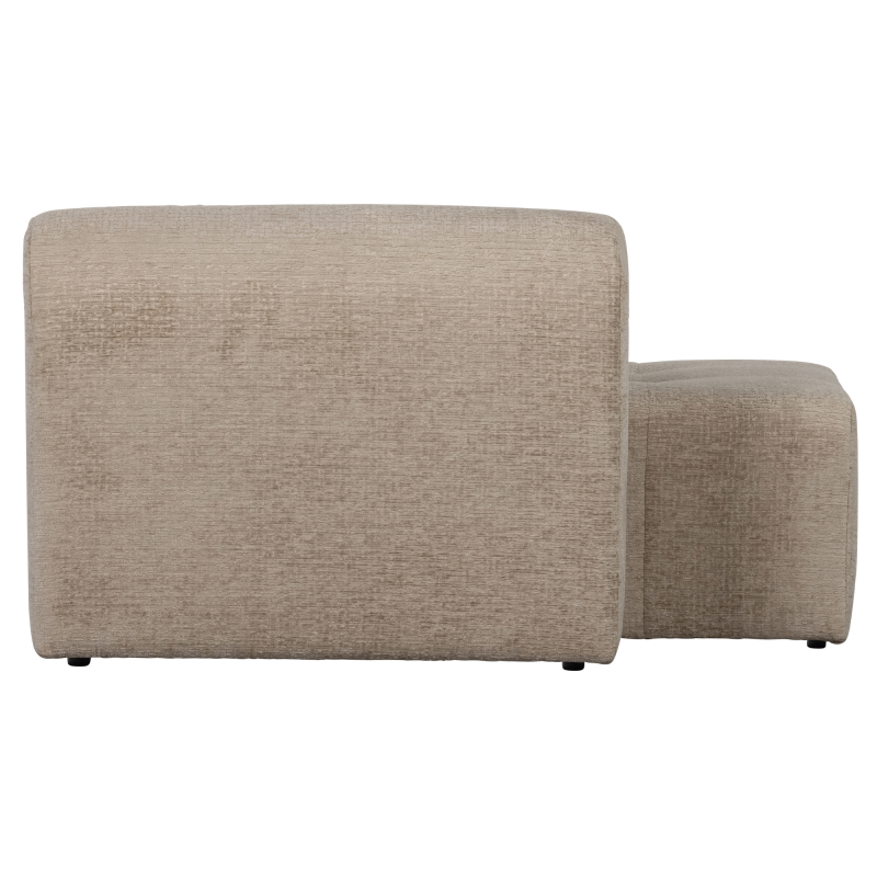 Canapé modulable section fauteuil 1,5 places en velours