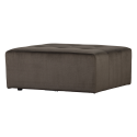 Pouf rectangle en velours