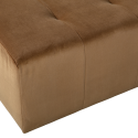 Pouf rectangle en velours