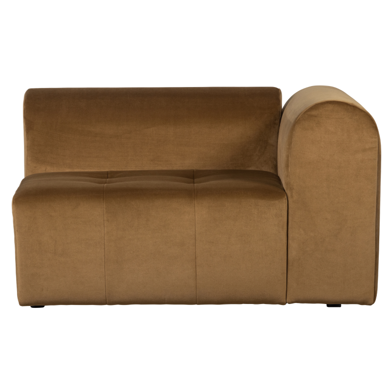 Canapé modulable section angle droit de canapé en velours Canapé modulable section angle droit de canapé en velours