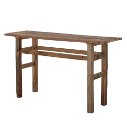 Console vintage 156cm en bois brut NAMUR