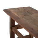 Console vintage 156cm en bois brut NAMUR
