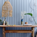 Console vintage 156cm en bois brut NAMUR
