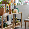 Console 168cm en bois de manguier LOUVAIN