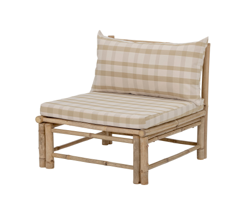 Canapé extérieur modulable section fauteuil en bambou VIENNE