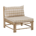 Canapé extérieur modulale section fauteuil en bambou VIENNE